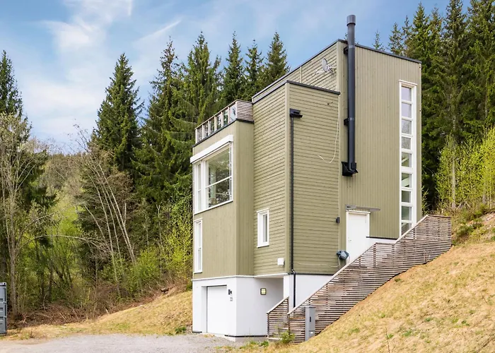 Дом отдыха Moderne Og Familievennlig Bolig, Naer Populaer Ved Mjosa